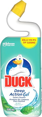 Duck Deep Action Gel Mint Fresh Scent Liquid Toilet Cleaner 500 ml