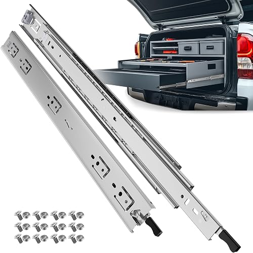 ToBeGreat Glissiere Pour Tiroir Charge Lourde 850 mm Avec…