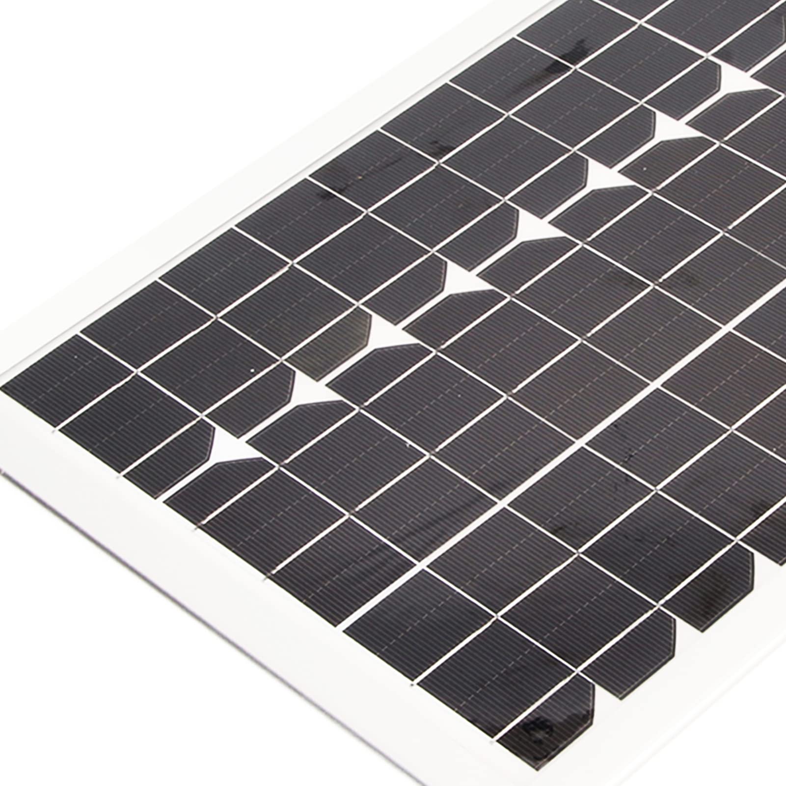 Goshyda Zestaw Paneli Słonecznych 100 W ze Sterownikiem MPPT, Przenośny Panel ładowania Słonecznego Inwerter 220 W Podwójne Wyjście USB, Polikrystaliczna ładowarka Baterii Słonecznych do Samochodu