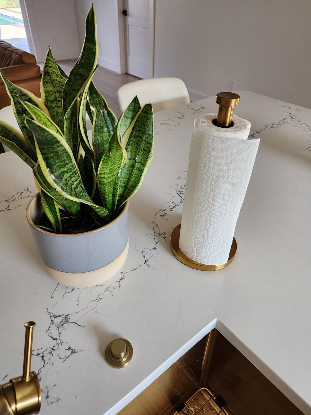 5/mo Finance Paper Towel Holder, Gold Paper Towel Holder, Paper