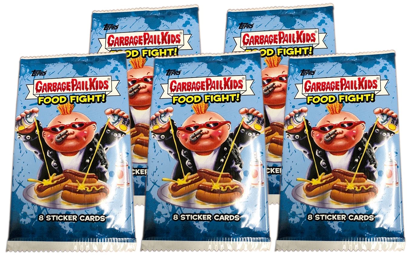 Amazon.com: Topps 2021 GPK Garbage Pail Kids Food Fight! - 5 FOIL Packs