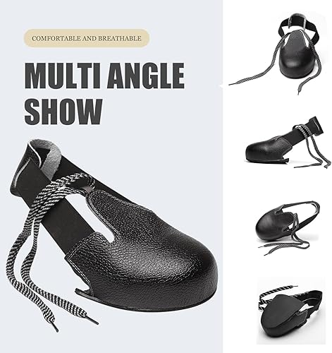 Miniatura 6 de Cubiertas de punta de acero, sin deslizamiento, puntera de acero, cubiertas de zapatos de seguridad, protección de metal para la industria y el