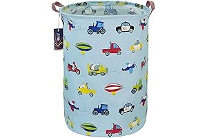 Kids Laundry Basket,Boys Toy Storage Bin,Baby Dirty Clothes Hamper