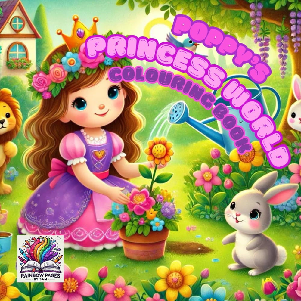 Poppy's Princess World: Colouring Book
