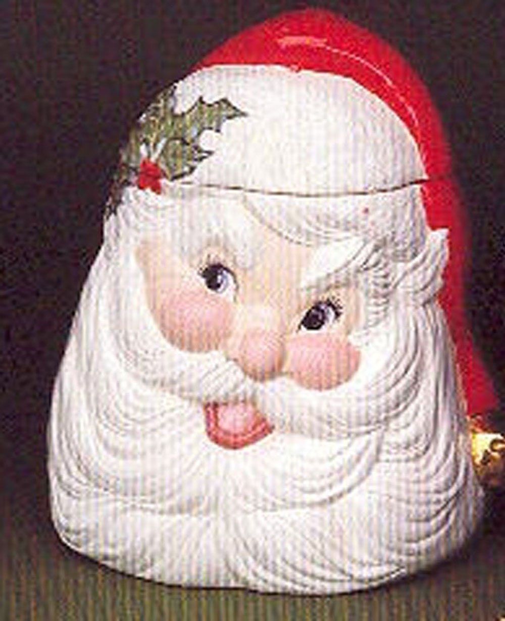 Biscuit Céramique Brut Père Noël Vintage Avec Sac - à Peindre