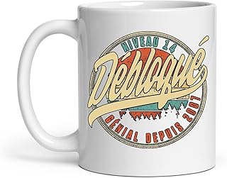 Tasse Niveau 14 Débloqué Génial Depuis 2007 Humour