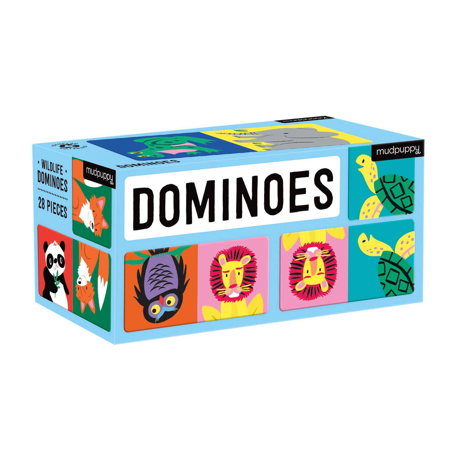 Amazon.com: Mudpuppy Wildlife Dominoes : Mudpuppy, Buurlage