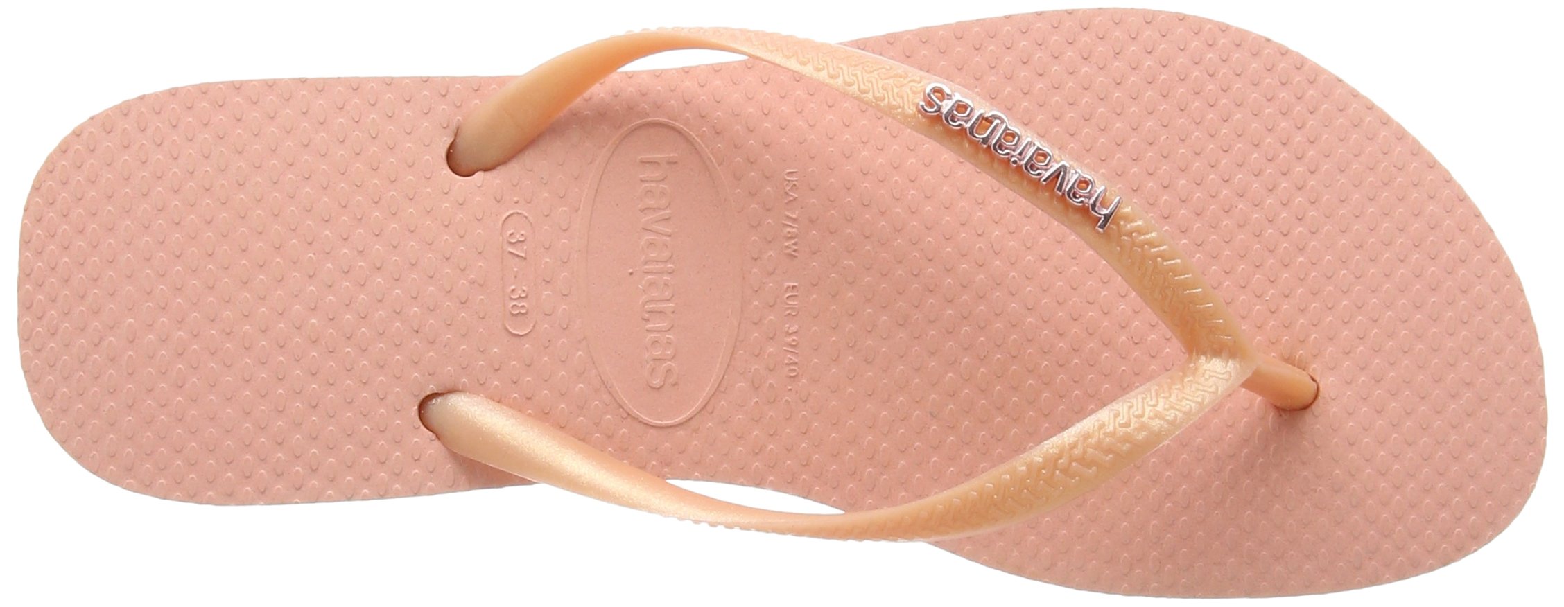 Havaianas Slim Logo Metallic, Sandalias Mujer