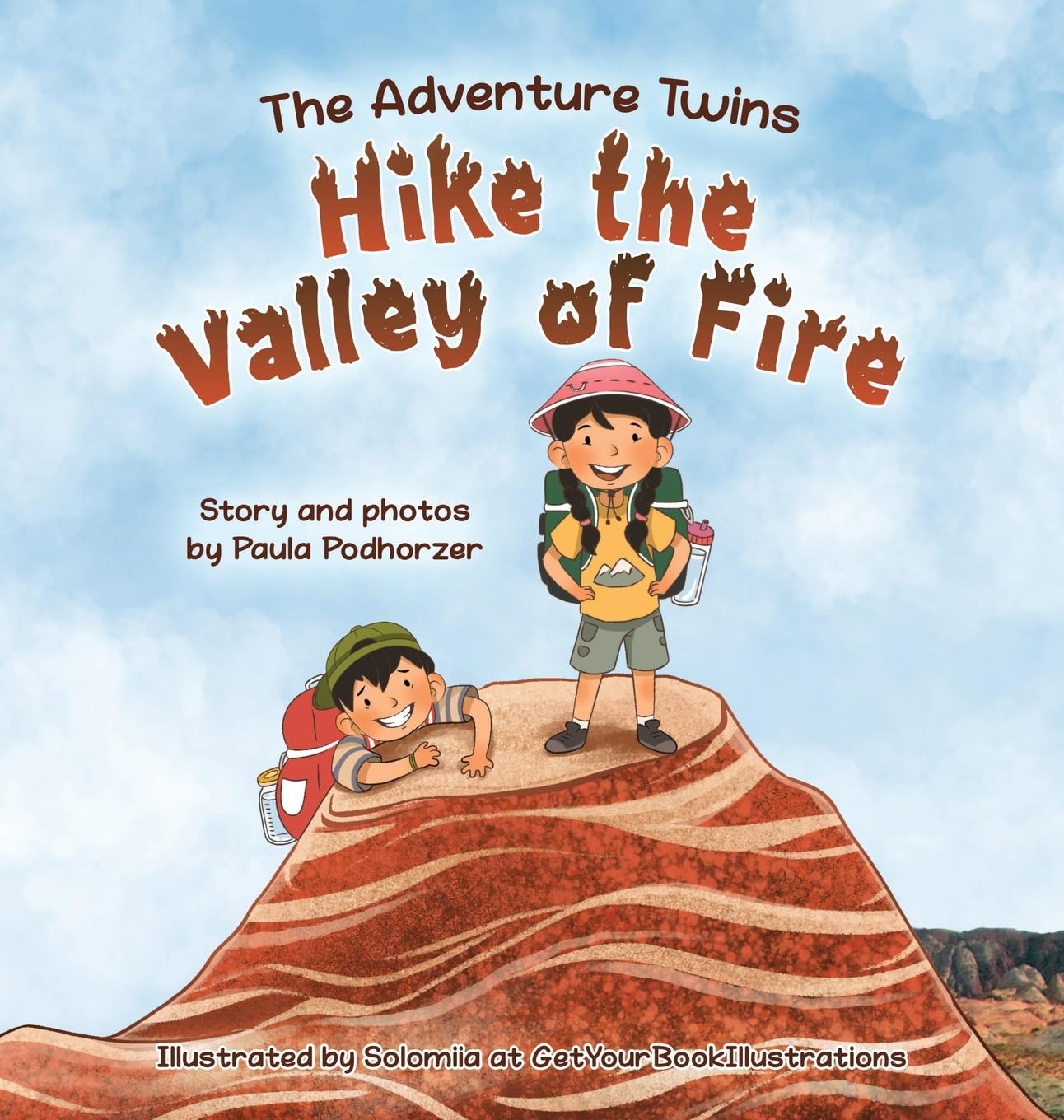 The Adventure Twins Hike the Valley of Fire      Hardcover – March 11, 2025
