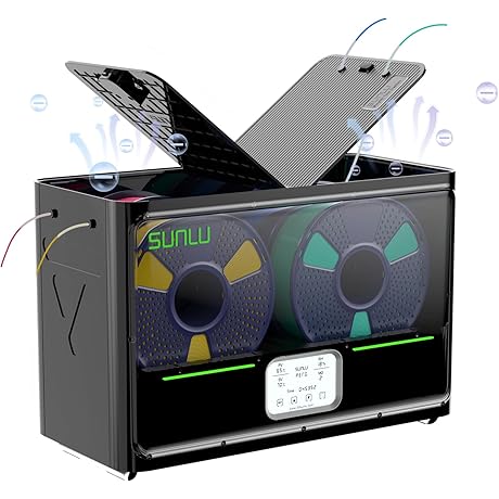 [2024] SUNLU Official Filament Dryer S4, 3D Printer Filament Dry Box