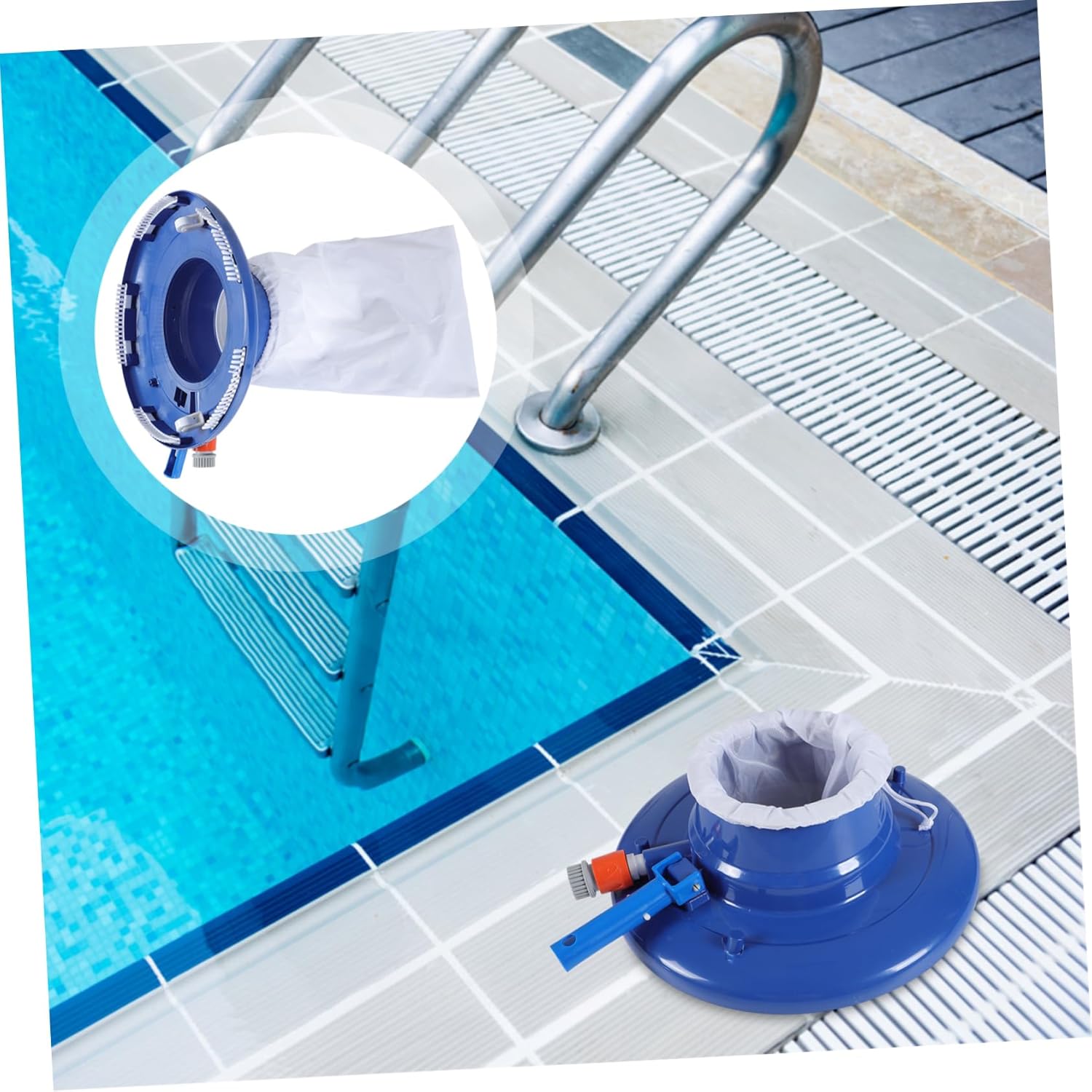 Pool Cleaning Kit Pool Suction Cleaner Head Leaf Remover for Swimming Cleaning Vacuum Bathtub Fish Tank