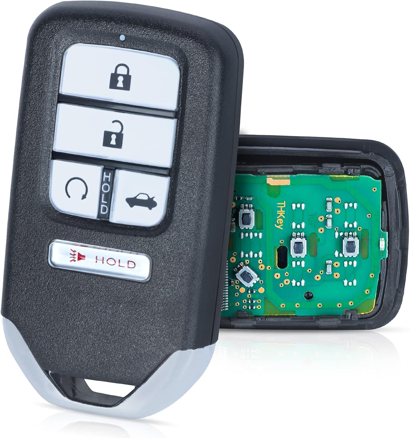 Remote Key Fob Replacement for Honda Civic 2016 2017 2018 2019 2020 2021 Smart Proximity Keyless Entry Remote Control 5 Buttons 433Mhz KR5V2X 72147-TBA-A11