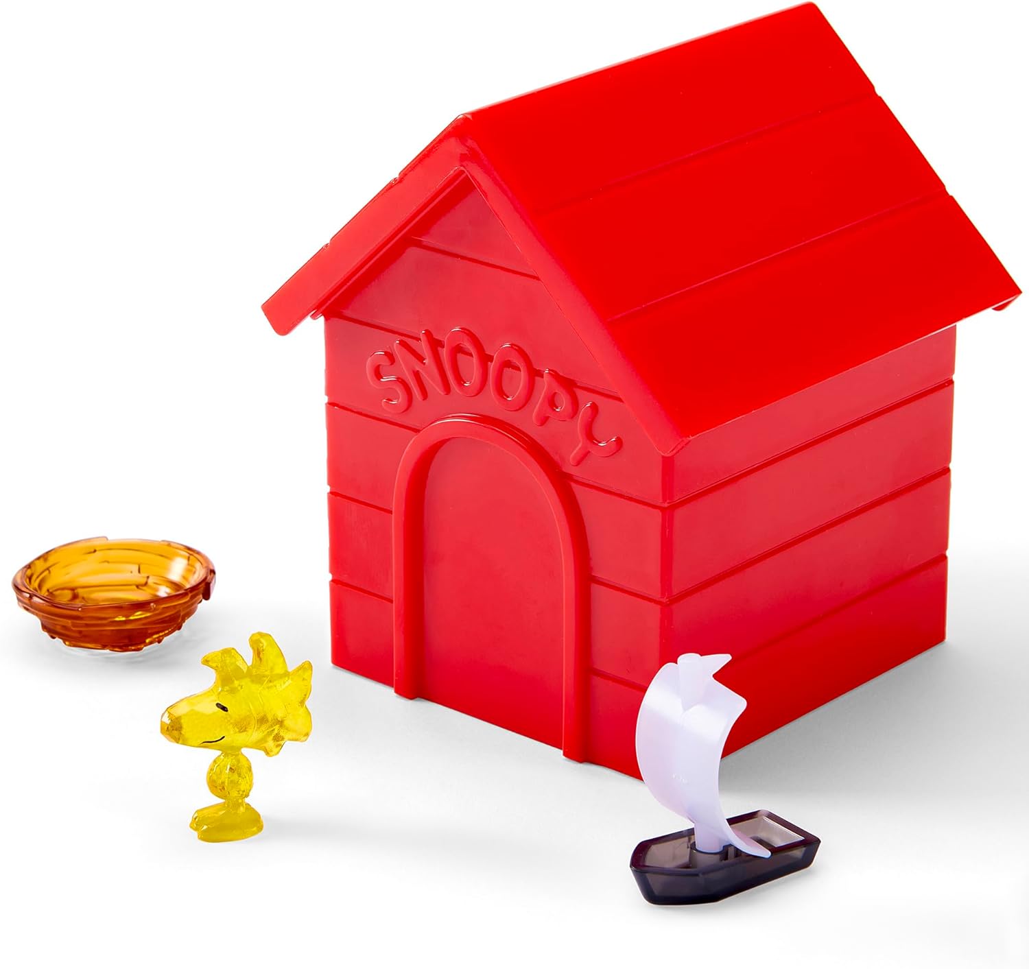 Cra-Z-Art Peanuts Crystal Surprise, Mini Plastic Crystal-Like Figures and Snoopy House Collectible Blind Bag Inspired Kids Toys for Ages 3 and Up