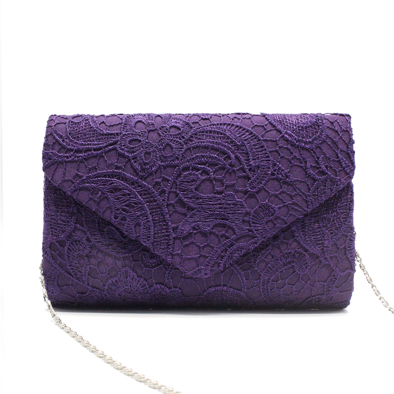 Moda Borsa da Sera Donna Pochette Borsa Tracolla, Busta Frizione Frizione Floreale Elegante da Donna in Pizzo Frizione per la Borsa da Ballo da Donna Borsa da Sposa da Sposa Borse da Sposa Matrimonio
