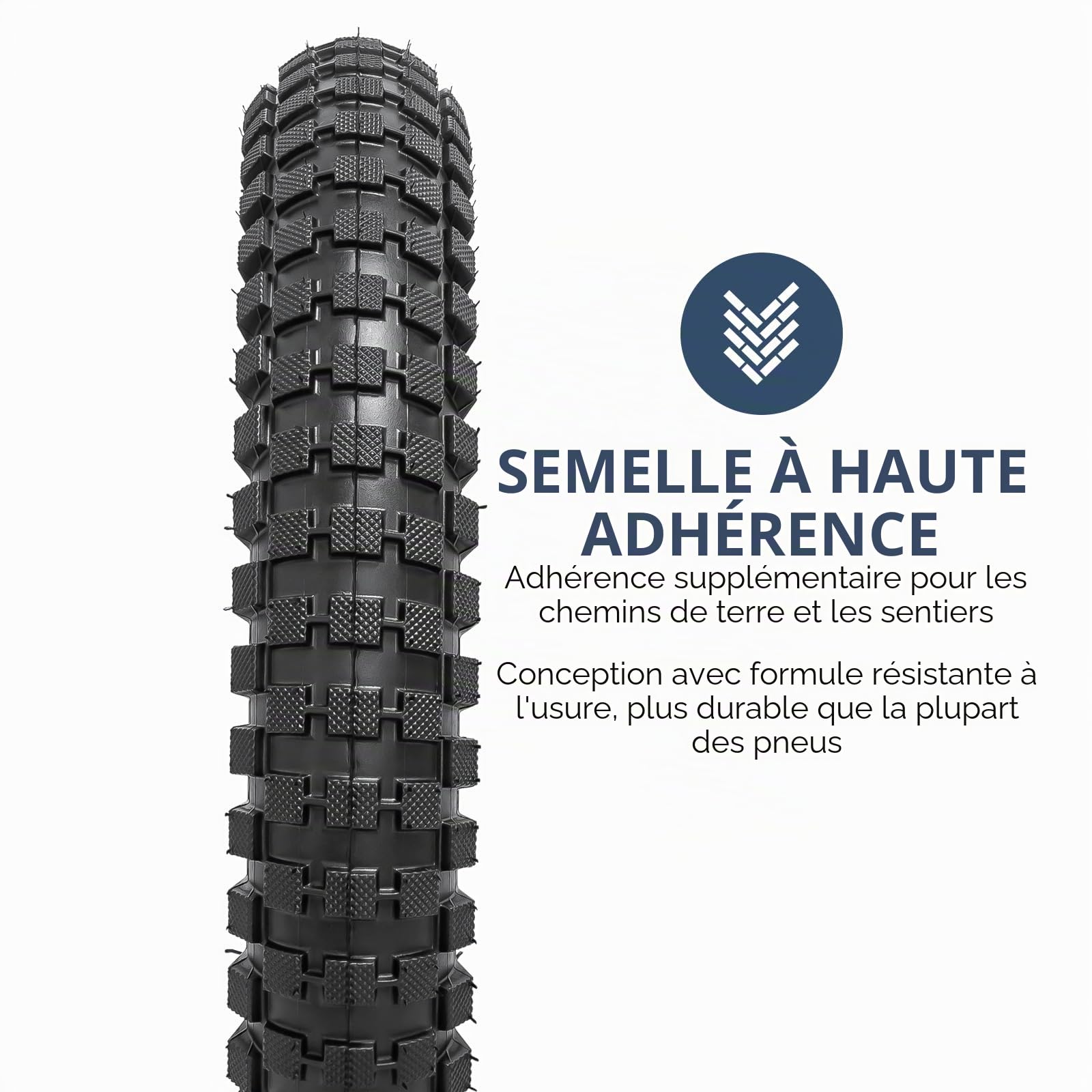 YUNSCM 2-PCS 14 Pouces Vélo pneus 14x2.40/64-254 Compatible with Montagne Vélo 14x2.35 14x2.4 14x2.40 Bike pneus (Y-1205)
