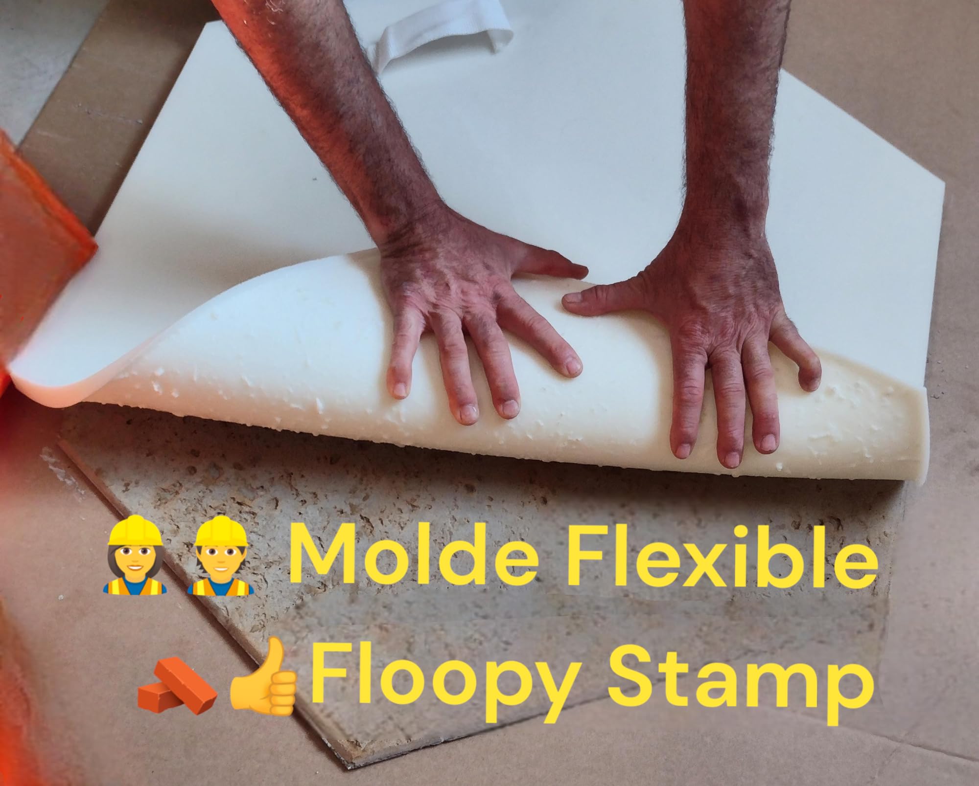 Molde de hormigón impreso imitacion Laja - Moldes Hormigon Impreso Silleria (FLEXIBLE)