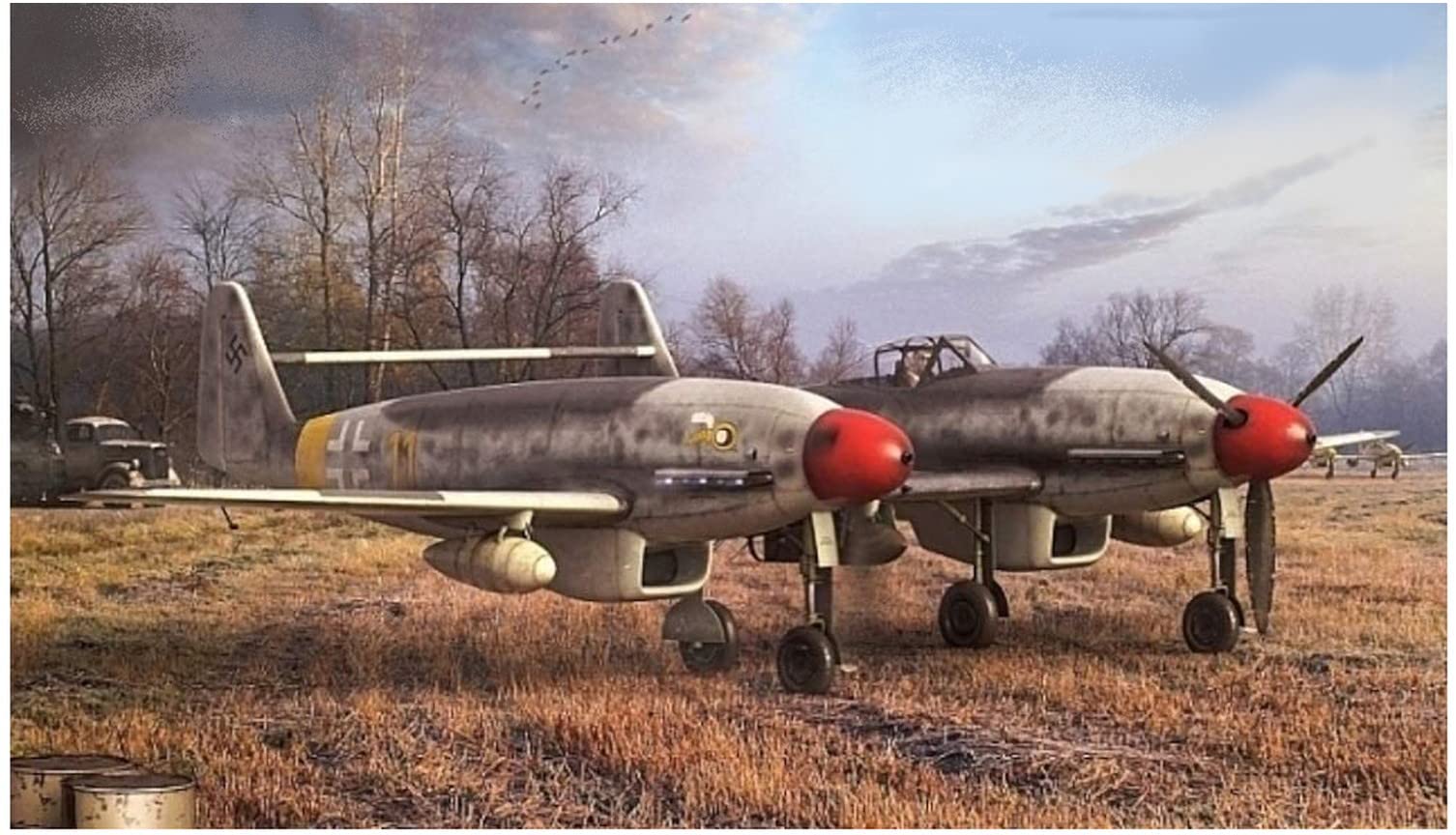 Amazon | RSモデル 1/72 ドイツ空軍 メッサーシュミット Me-609 ツェル