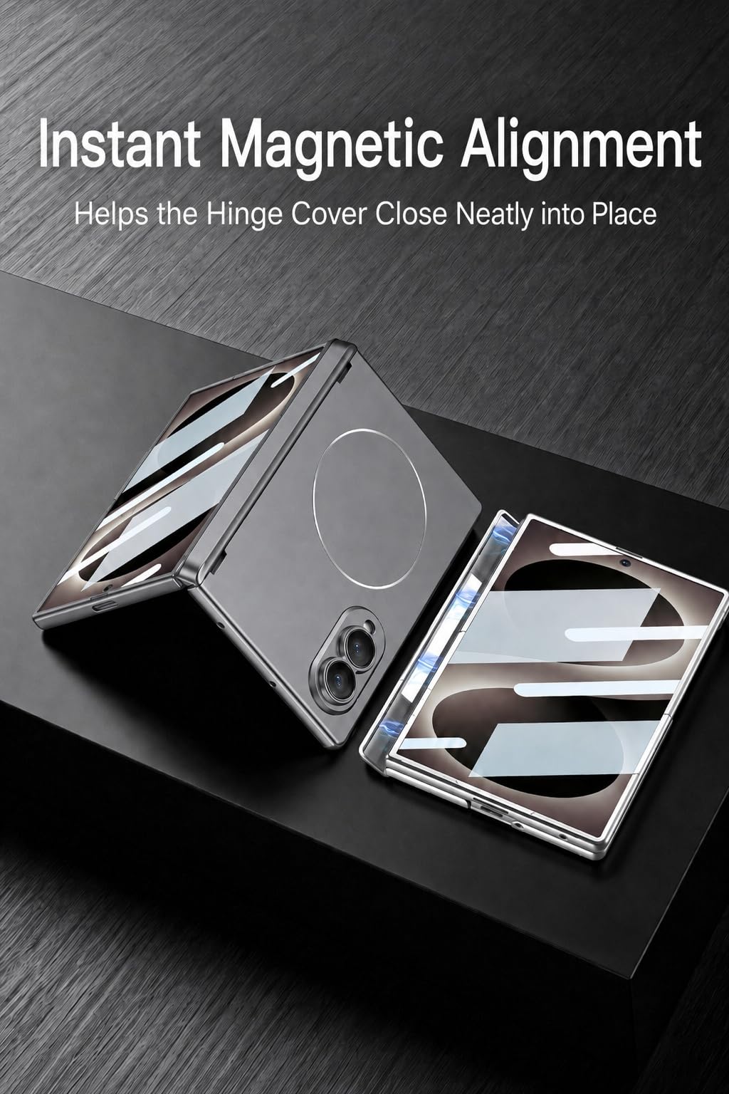 SHIEID Custodia Z Fold 8 per Samsung Galaxy Z Fold8, anello di ricarica