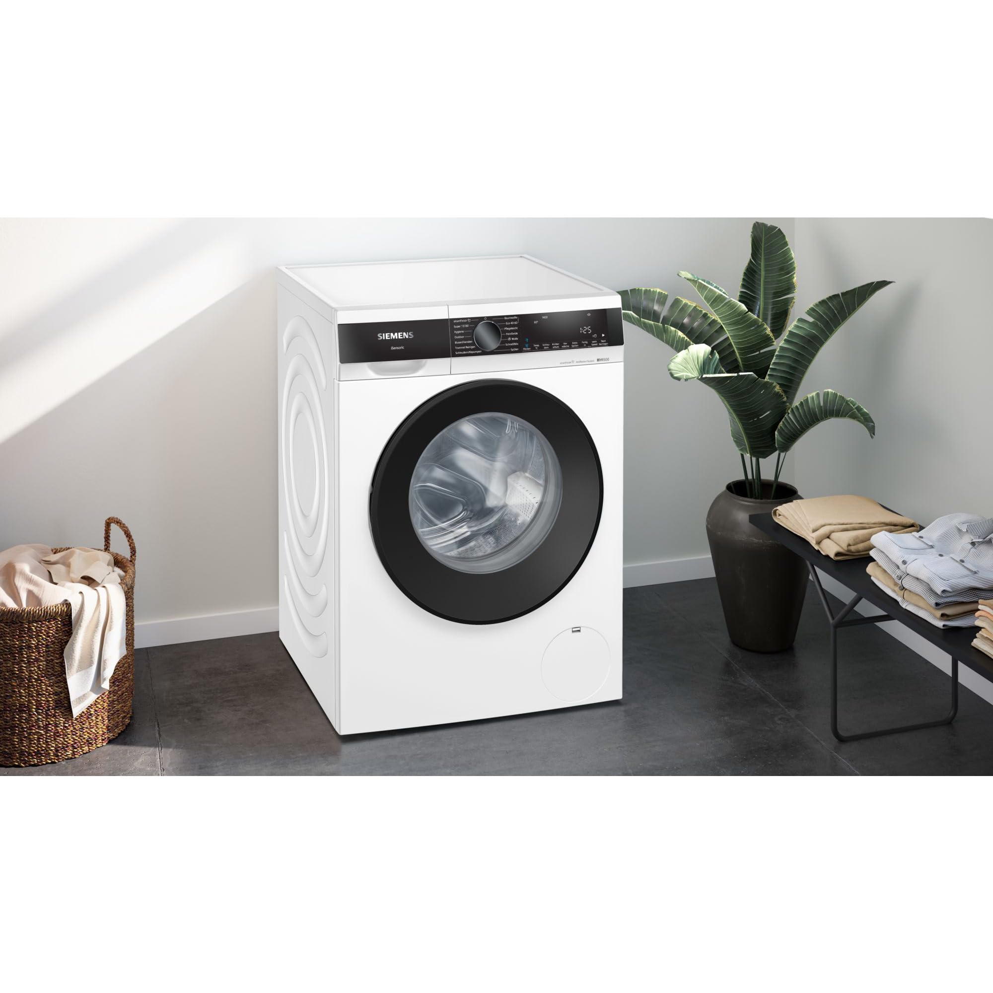Siemens WG44G2Z22, iQ500 pralka 9 kg, 1400 obr./min, system zapobiegający plamom, smartFinish zapewnia mniejsze prasowanie, szybkie pranie dzięki speedPack L, waterPerfect Plus, funkcja uzupełniania,