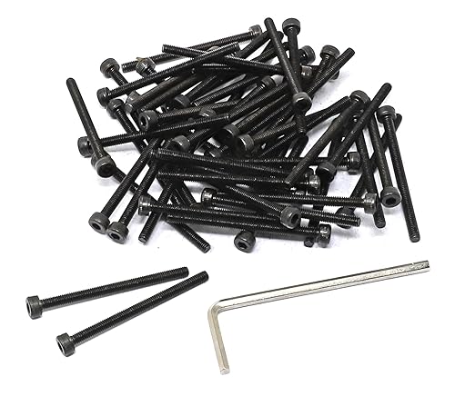 Miniatura 105 de iexcell 720 piezas de acero de aleación M4 x 6/8/10/12/16/20/25/30/35/40/45/50 de grado 12.9, tornillos de cabeza hexagonal, tornillos, arandelas