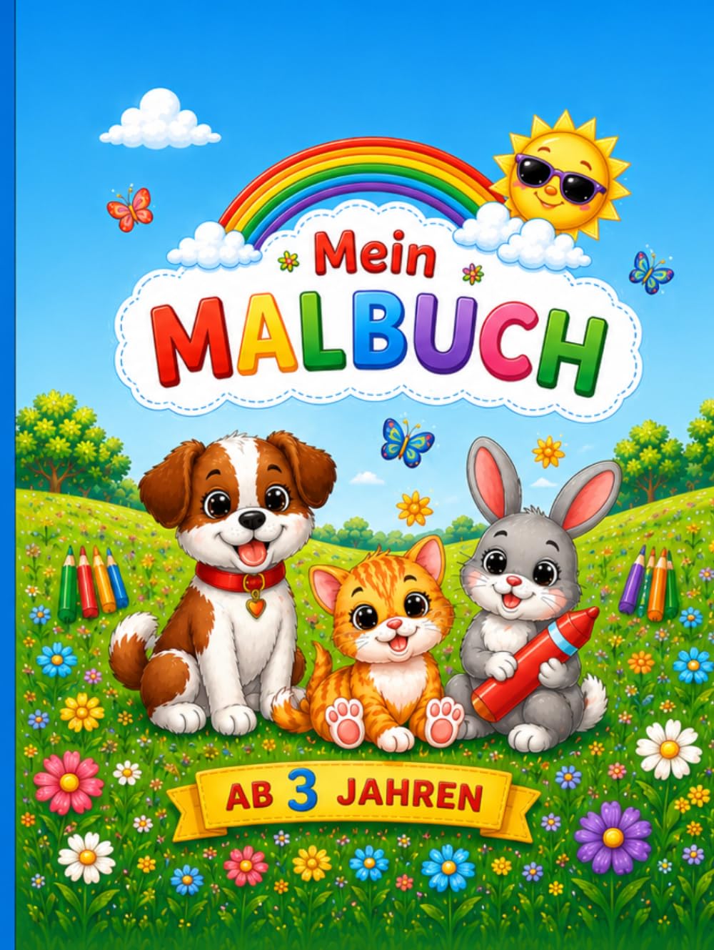 Mein Malbuch: Süsse Ausmalbilder für Kinder ab 3 Jahren