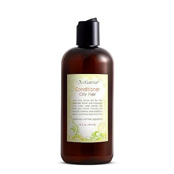 Just Nutritive Oily Hair Conditioner | Oily Hair Treatment | Nutrient Rich Tea Tree Conditioner for Men and Women | Best Conditioner for Oily Hair | Natural Cleansing Conditioner 16 Fl Oz