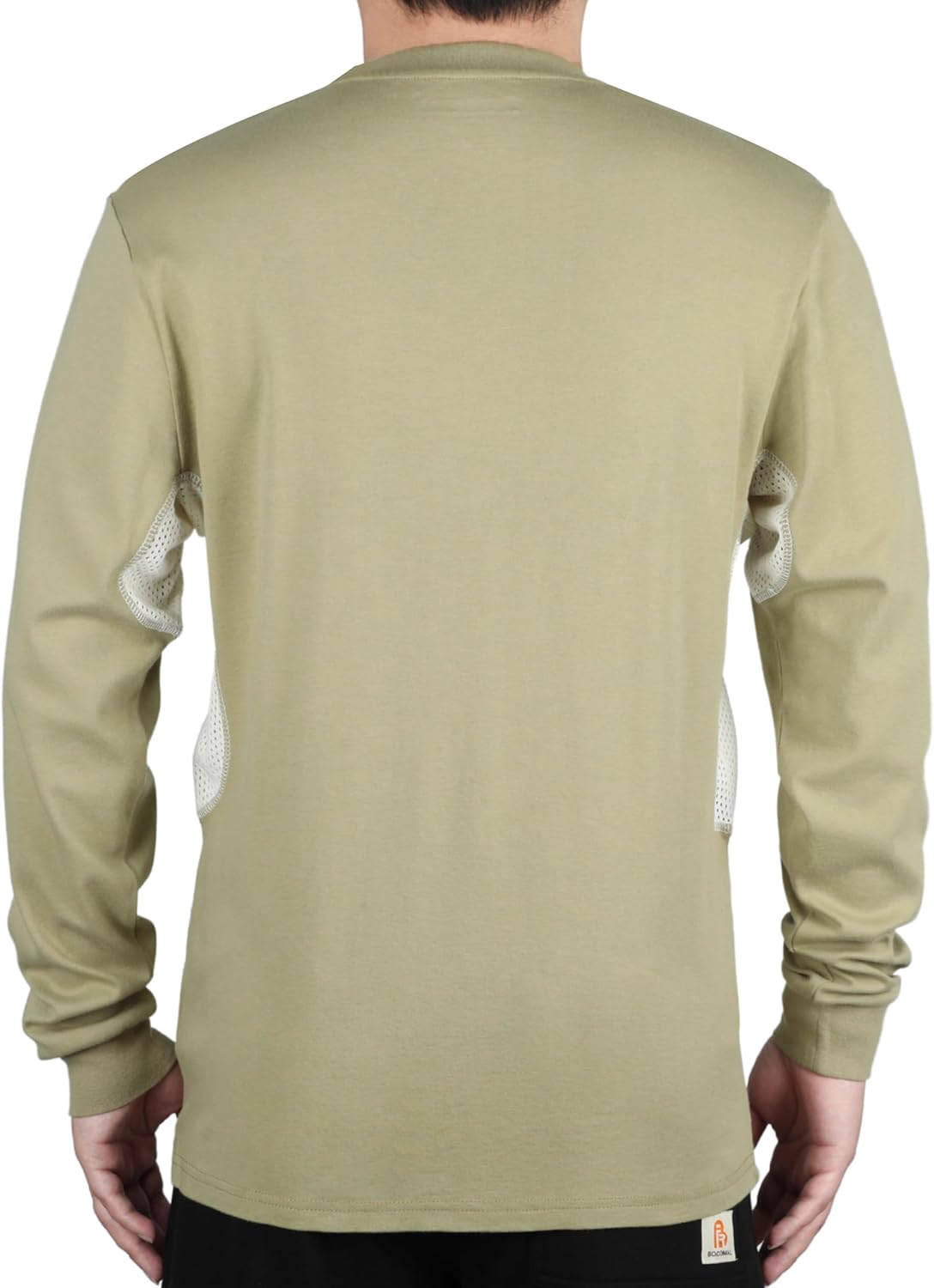 BOCOMAL FR Shirts Summer Vented Mesh Breathable Henley Shirt 5.5oz Flame Resistant CAT2 Work Clothing - Image 3