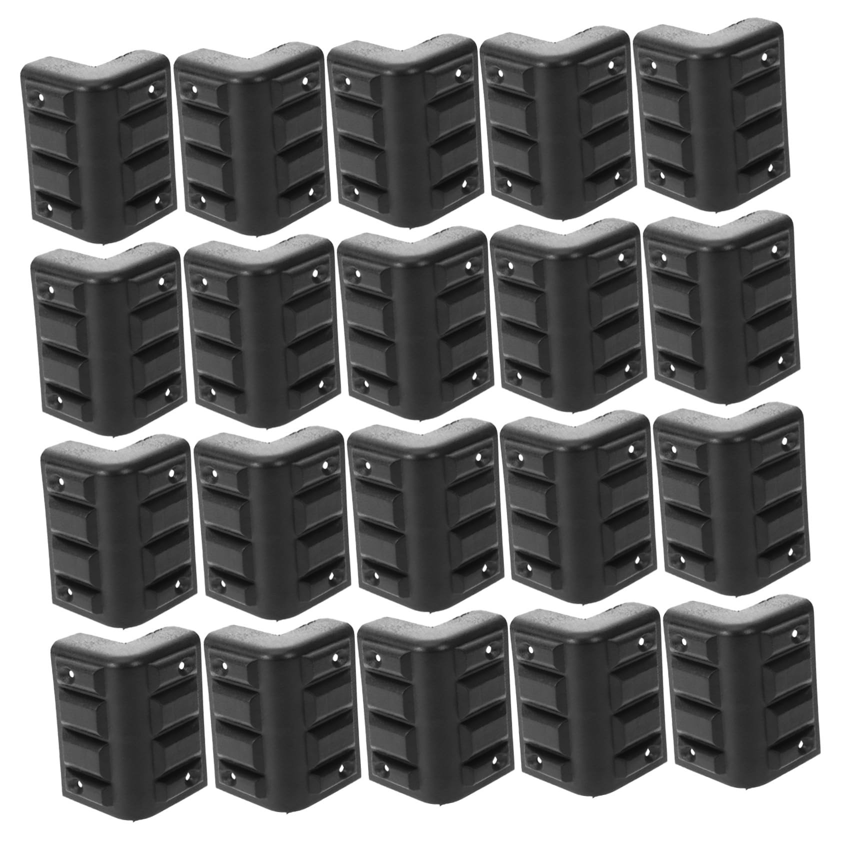 Angoily 100piezas Protector De Esquinas Para Altavoces y Muebles De Plástico Accesorios Para Equipaje Protección Para Cajas y Esquinas De Muebles