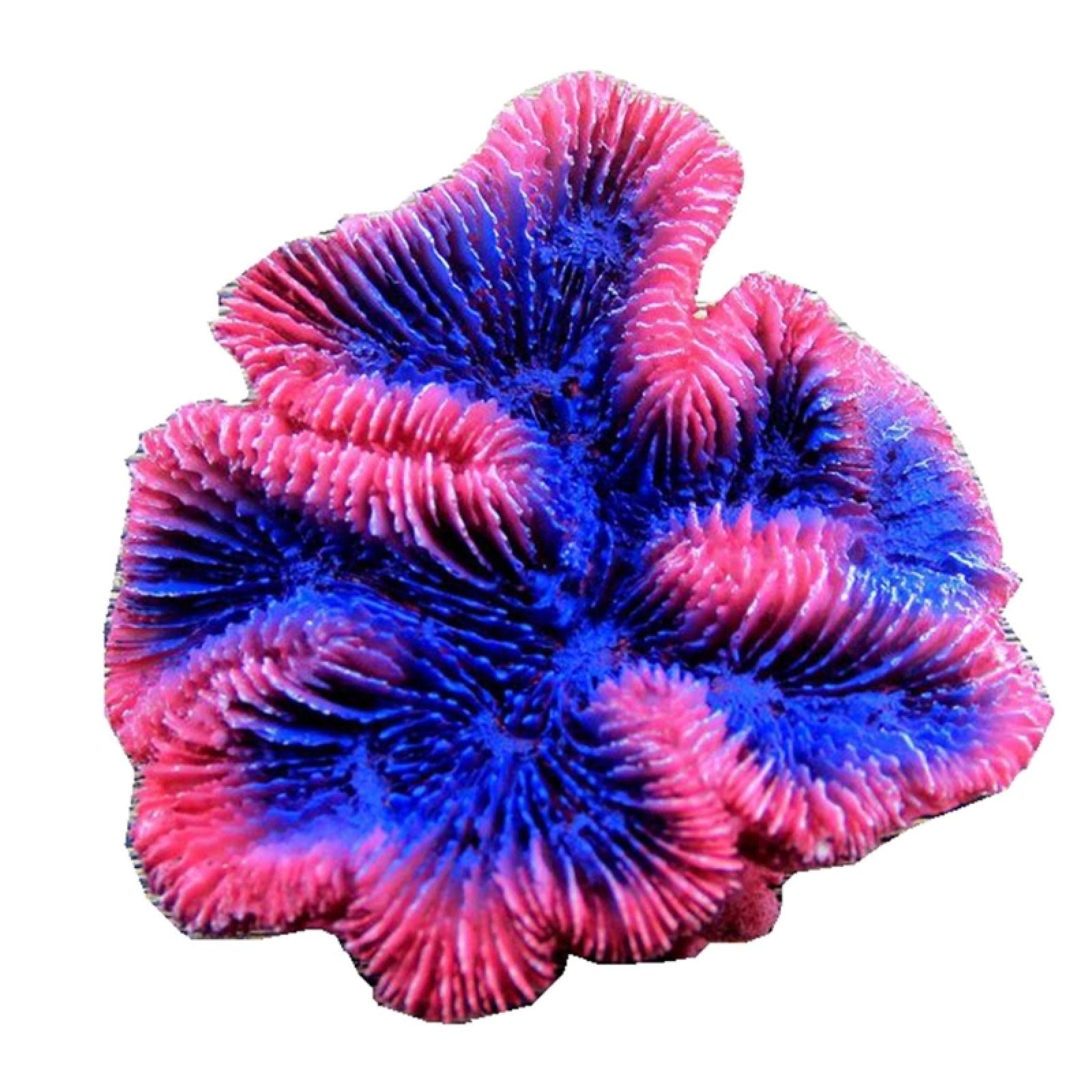 Plante de corail artificielle résine coquillages mer ornement aquarium eau douce