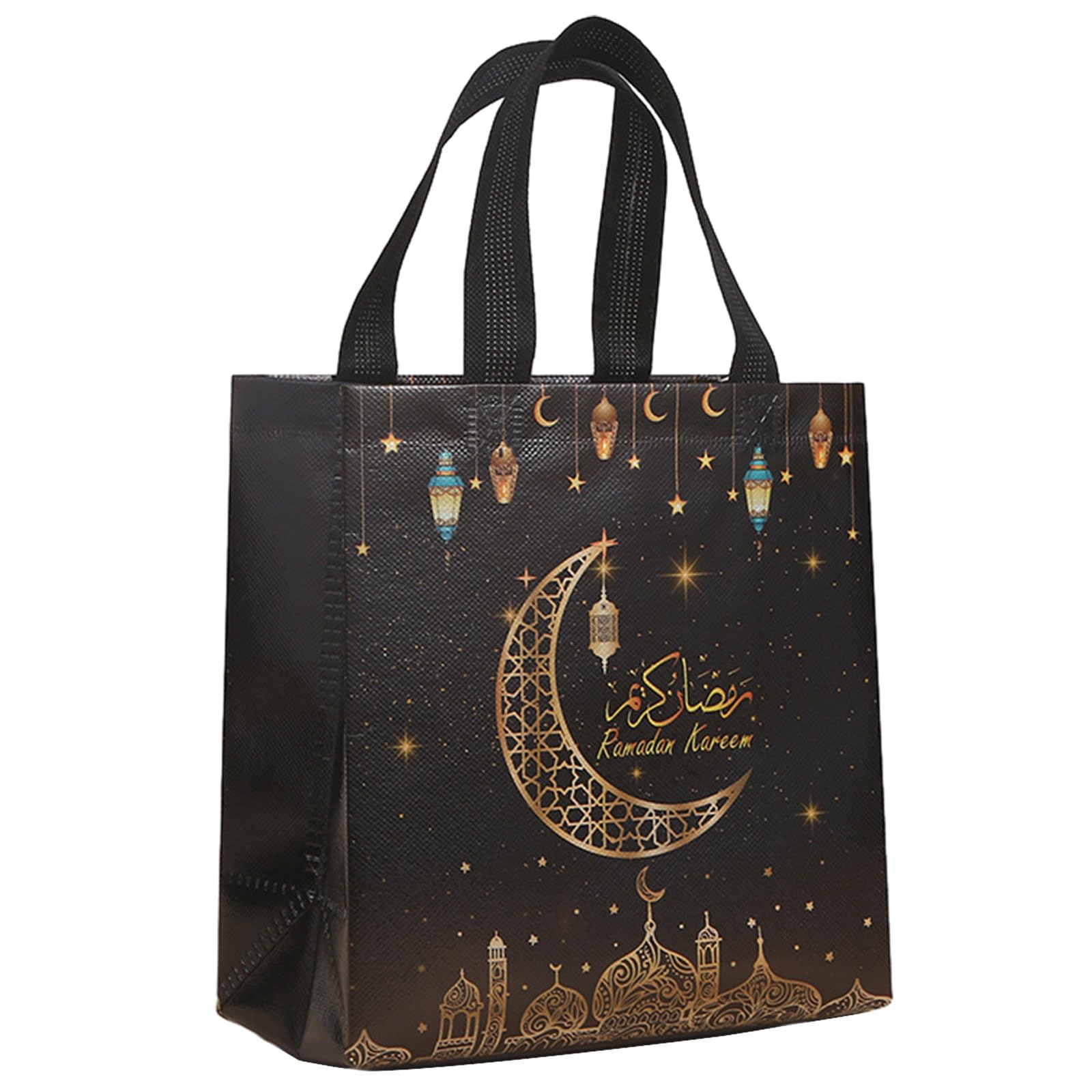 Jazuaiao Themed Handbag Celebration Pattern Shopping Bag Packaging Bags for Fashion Forward Shopper Individualized Shopping Bag for Trendsetters