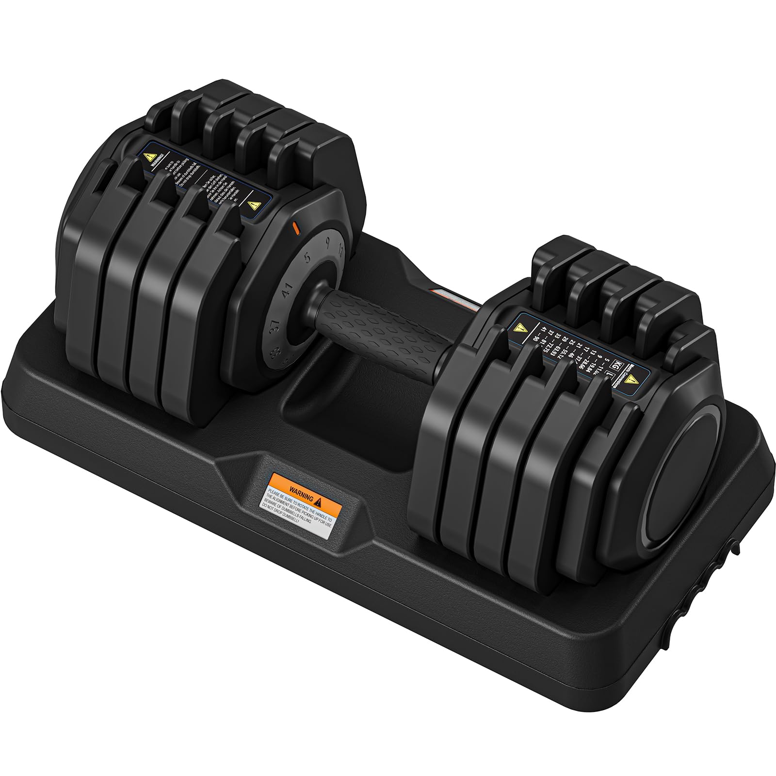 Dripex Hanteln Set, 11kg/24,5kg/41kg Verstellbar Kurzhanteln aus Stahl mit Anti-Rutsch Griff 2-41kg mit 10 Gewichtsstufen, Einstellbaren Hantelscheiben und Ablageschale, Schnellen Wechsel für Zuhause