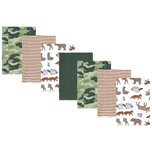 Miniatura 1328 de Hudson Baby - Paños unisex de franela de algodón para bebé, avión, talla única