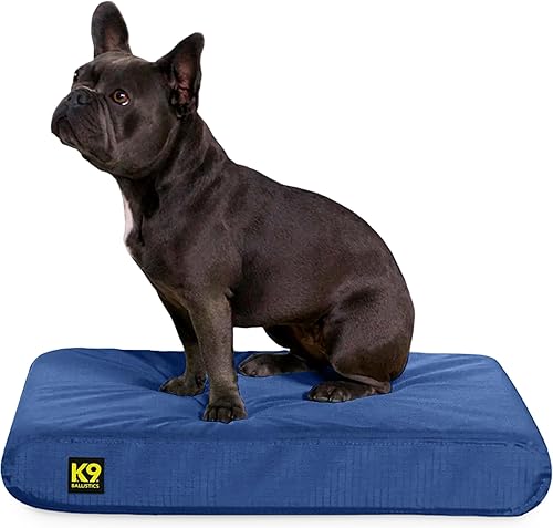 K9 Ballistics Tough Rip-Stop - Cama ortopédica rectangular para perro, funda extraíble y lavable, espuma ortopédica sólida para perros de tamaño S,