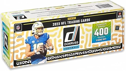 Miniatura 1 de Panini Donruss Football NFL - Juego completo de tarjetas de intercambio 2023 – 400 tarjetas (selladas), 1 unidad