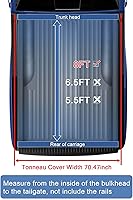 Vista 6 de JDMSPEED Cubierta enrollable Tonneau para caja de camioneta compatible con Ford F-150 Tonneau 2015-2022, cubierta de caja de 8 pies (96 pulgadas)