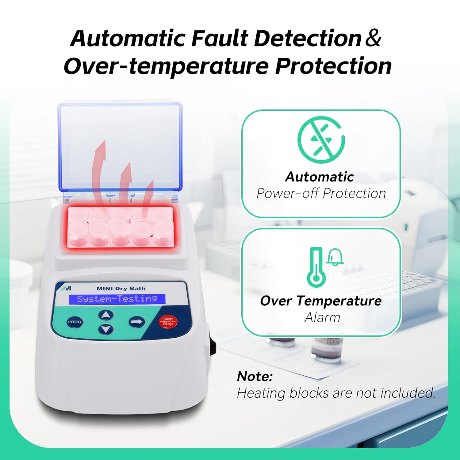 Mxmoonfree Mini Gel Heating Machine for PRP PPP Gel Heating Bio-Filler Plasma Making, Temperature 5 to 100C (Dry Bath Incubator Without Block): Industrial & Scientific