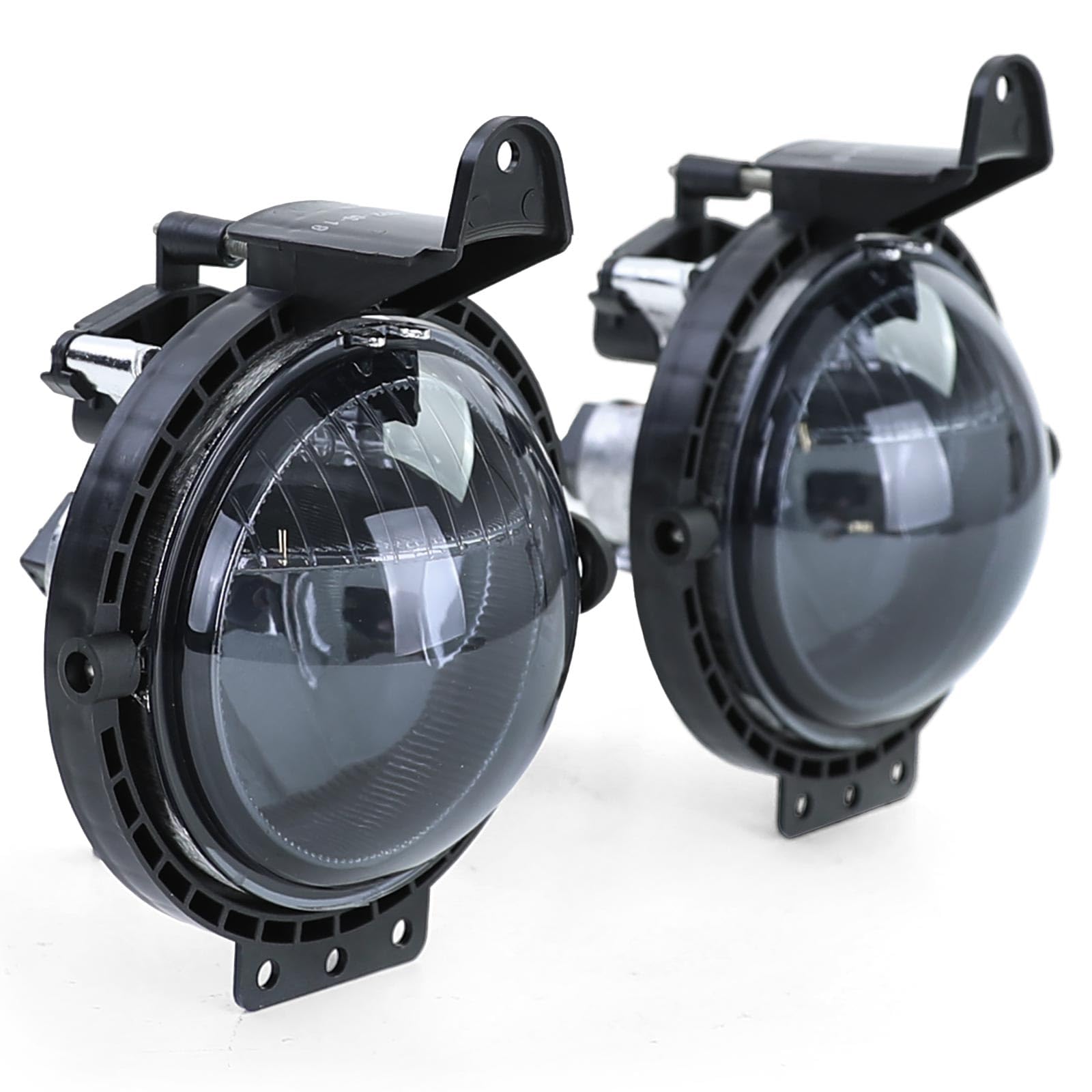 Carparts-Online Klarglas Nebelscheinwerfer Schwarz Smoke für Mini R55 R56 R57 R58 R59 06-13