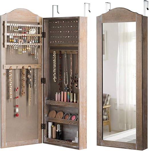 Giantex Jewelry Armoire Wall/Door Mounted with
