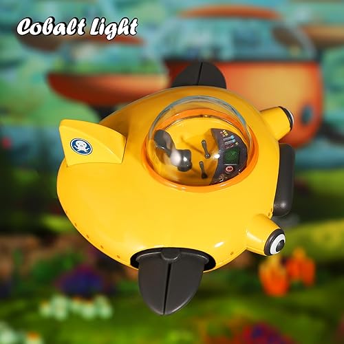 Miniatura 4 de Juguete GUP D compatible con Octonauts, Oct GUP Metal Vehicle Rescue Ship Octopod Castle Percebles Kwazii Shellington Tweak Dashi Peso Regalos de