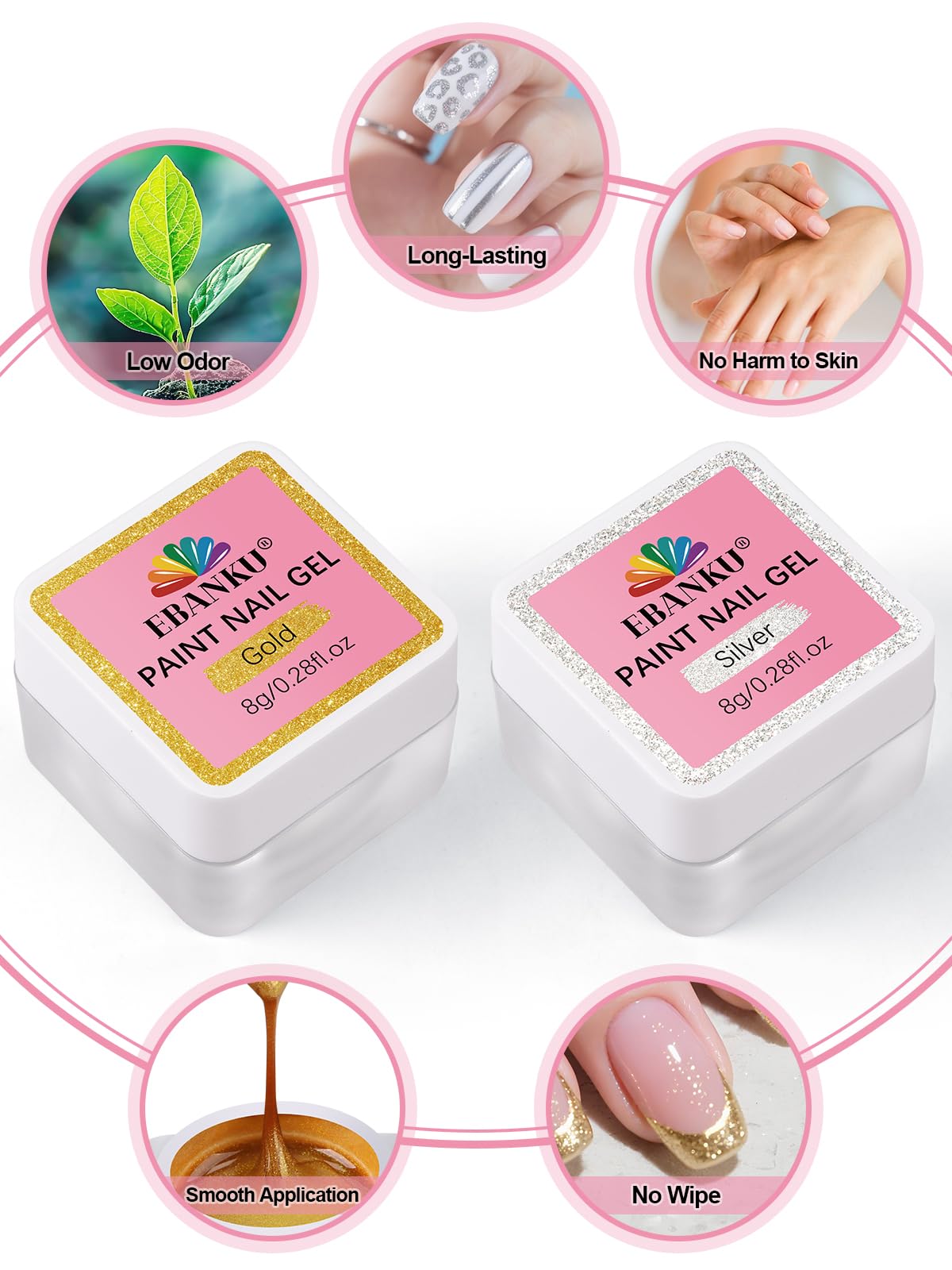 EBANKU Nail Painting Gel - Image 2