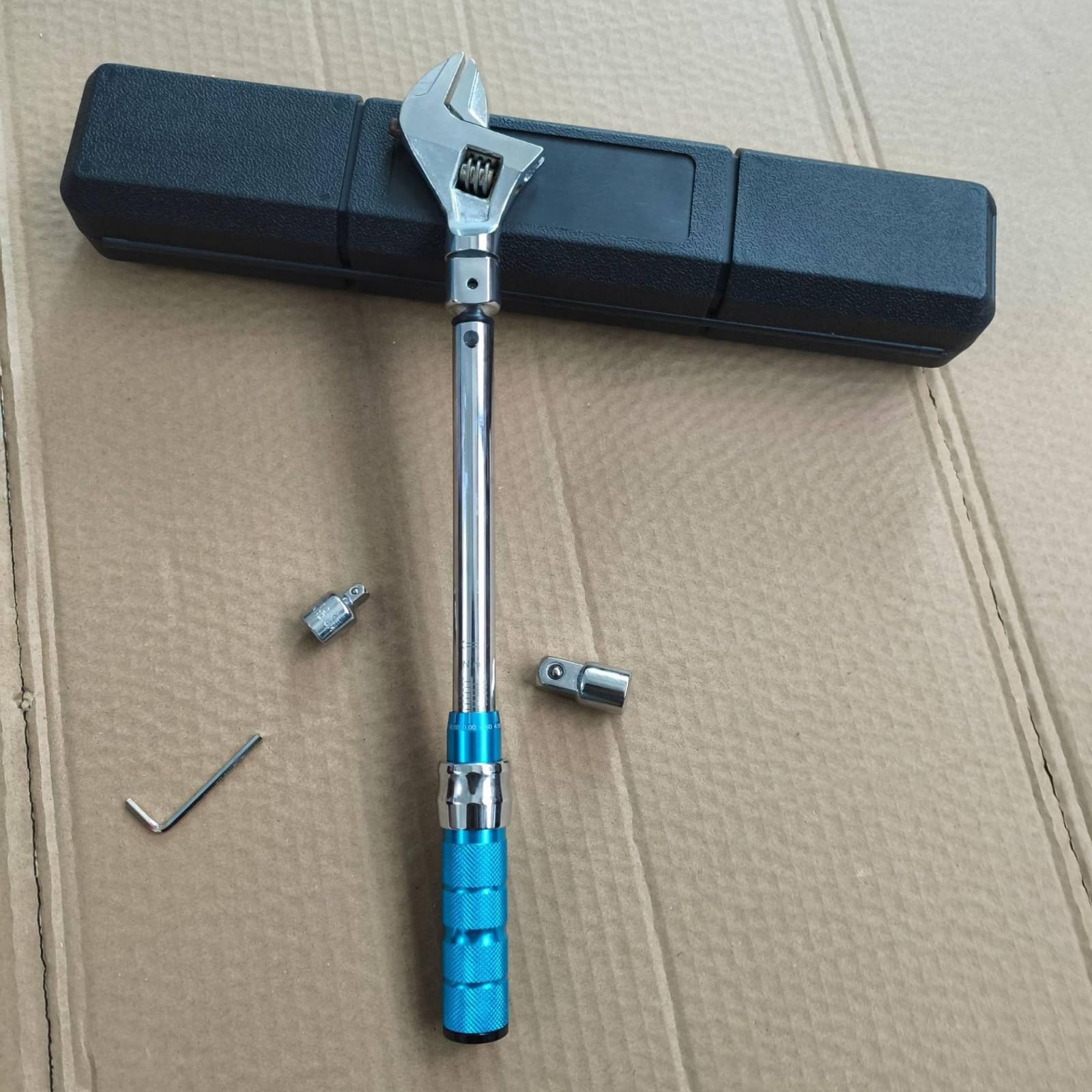 Llave Dinamométrica Preajustada Ajustable Llave Dinamométrica con Estuche Alta Precisión Torquímetro para Mecánicos, Ciclistas, Taller, Garaje