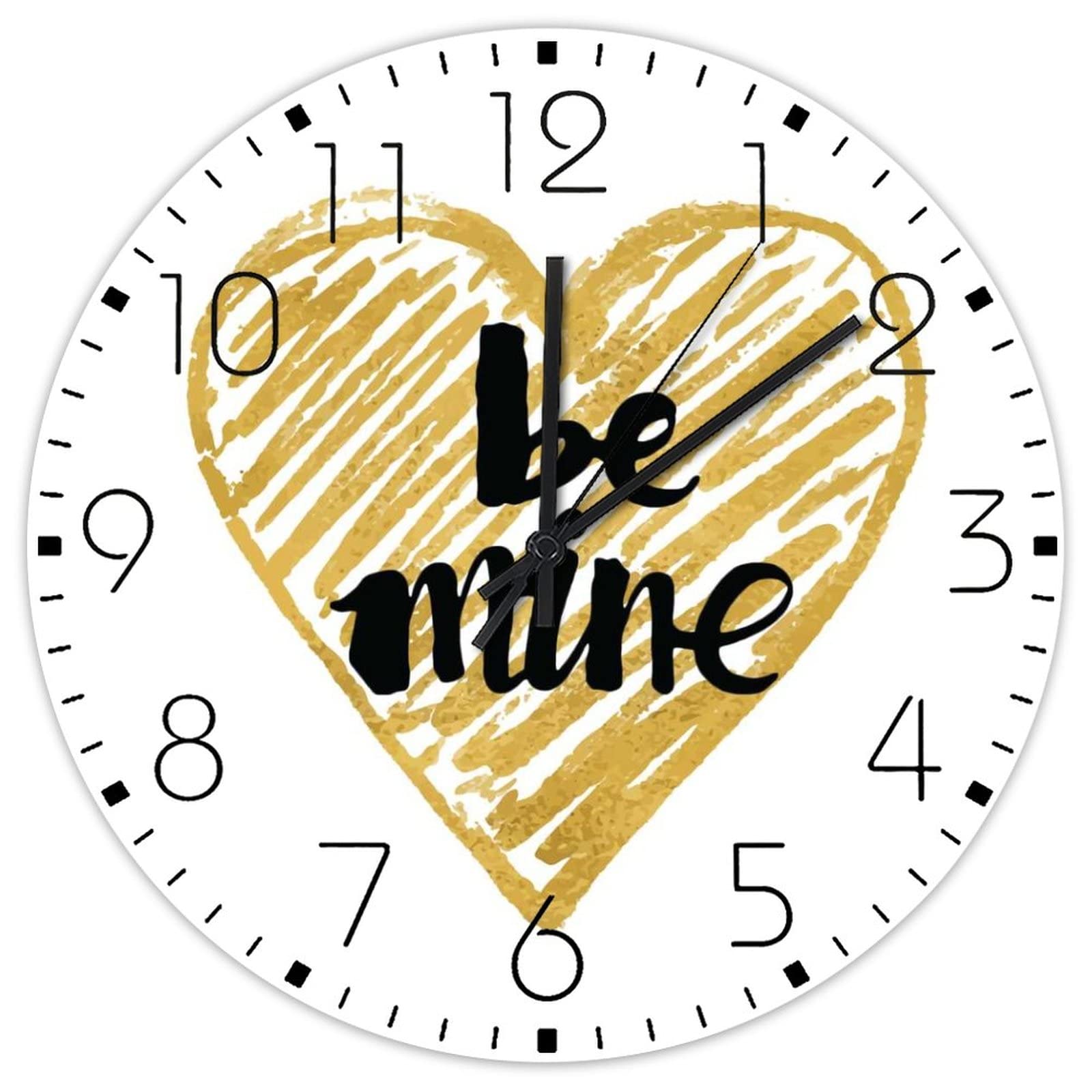 Horloge murale à suspendre en bois pour décoration de cheminée rustique