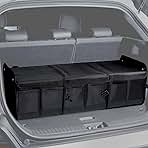 NINEDUCK 1680D Trunk Organizer with Lid — 114L Large SUV/Truck Storage, Ultra-Rigid PP Panels, Reinforced 800D×800D Weave, Water-Resistant, Anti-Sag Design