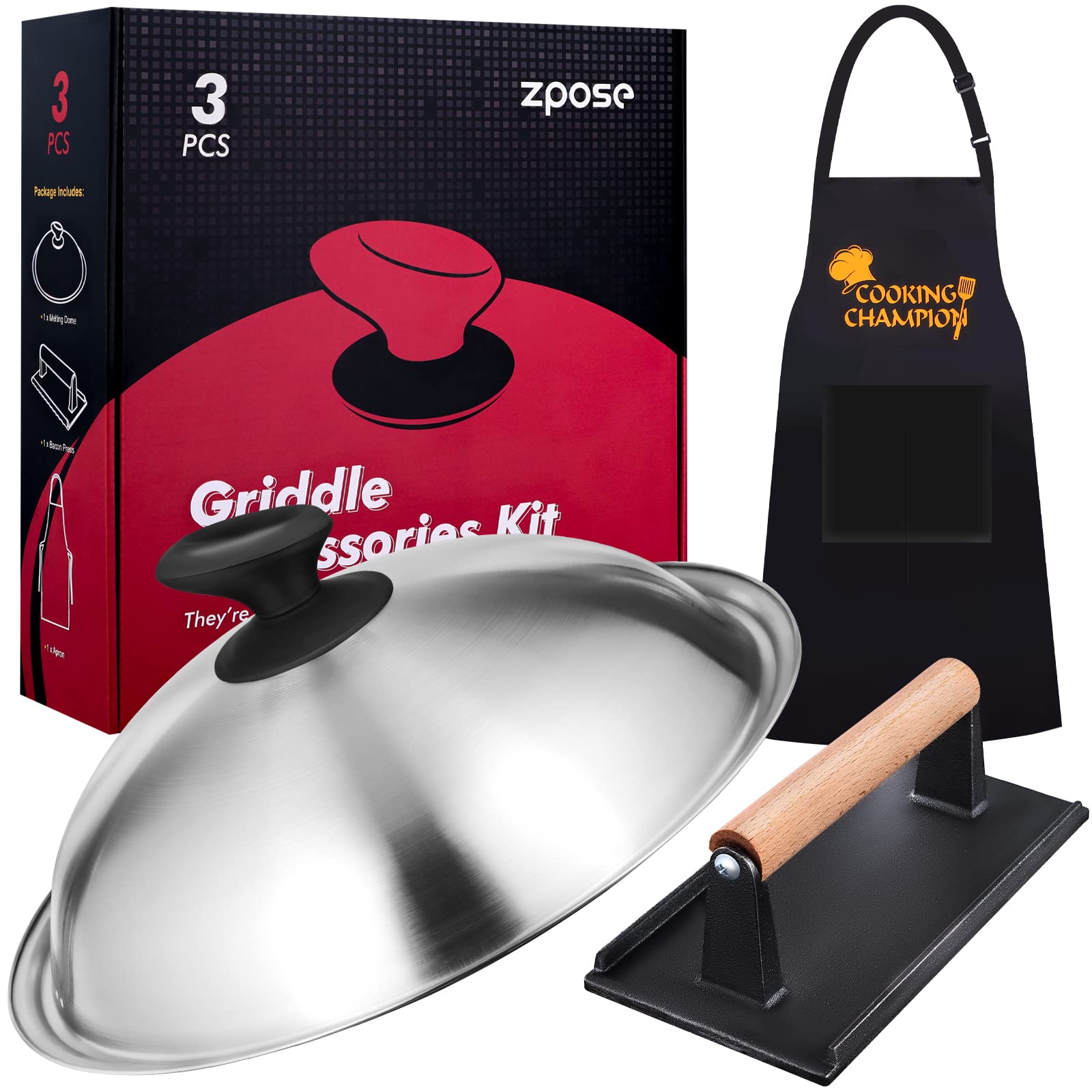 Buy Zpose Griddle Accessories Kit for Blackstone, 12 Inch Round Melting