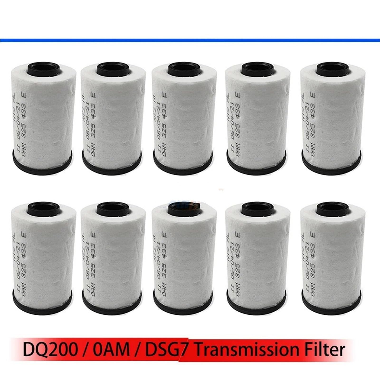 Uszczelek Filtra Skrzyni Biegów Filtr oleju przekładniowego 0AM325433E pasuje do Volkswagena Tiguana, Passata Beetle, pasuje do Audi A1 Q3 TT, pasuje do Skody(10PCS)