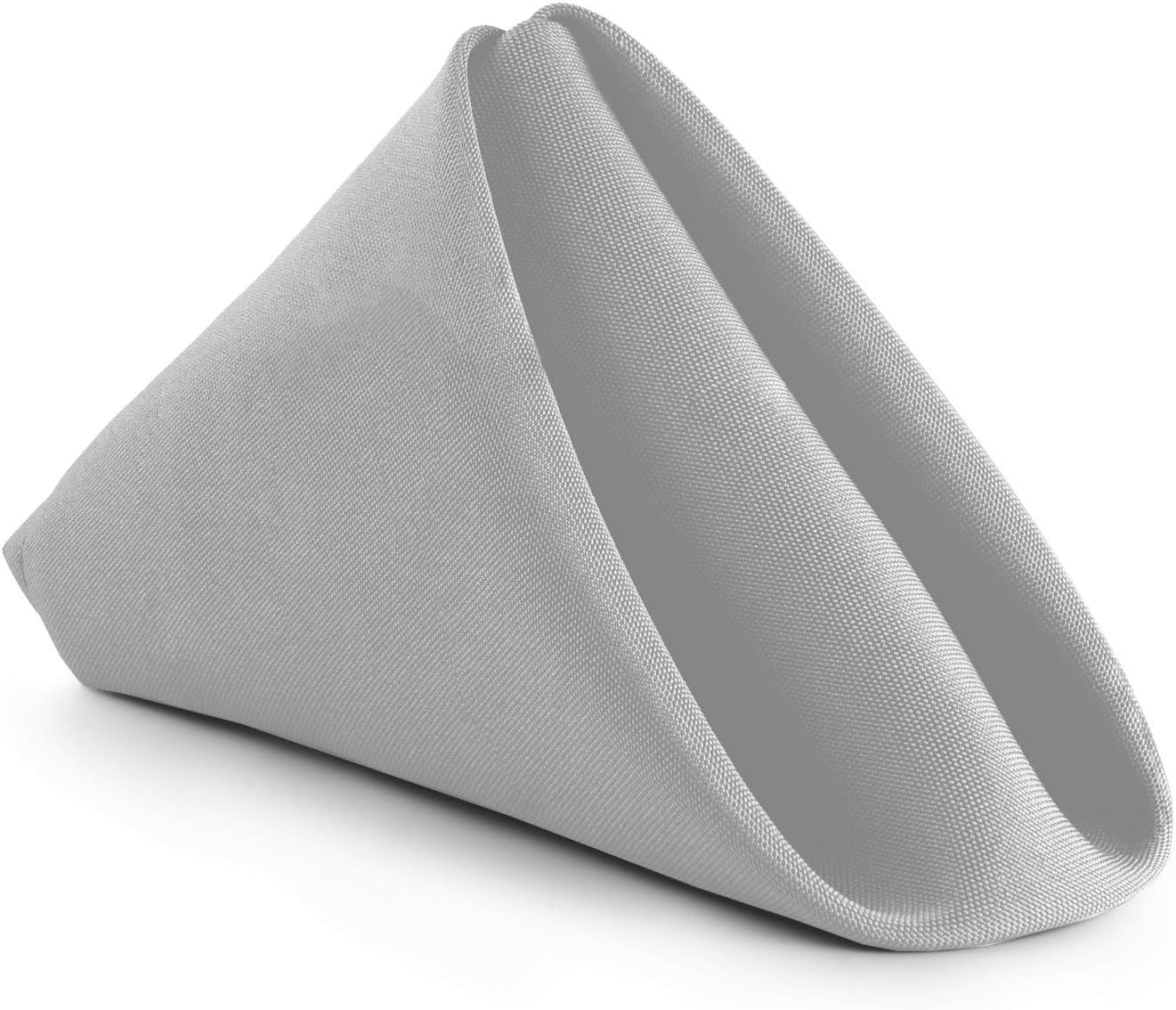 Gee Di Moda Cloth Napkins - 17 x 17 Inch Caribbean Solid Washable Polyester Dinner Napkins - Set of 12 Napkins with Hemmed Edges - Great for Weddings, Parties, Holiday Dinner & More : Home & Kitchen