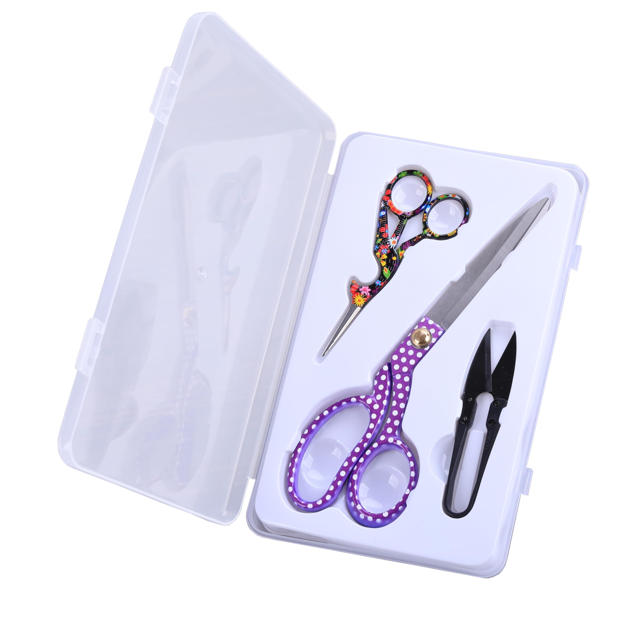 Sewing Scissors for Fabric 8.5" Tailor Scissors Set Comfortable and Durable Metal Handle,Suitable for Dressmaking,Cutting Fabrics and Leather