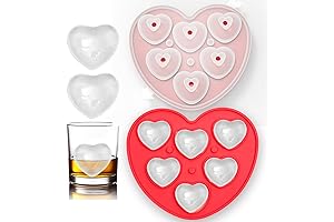 Heart-Shaped Ice Cube Trays: Perfect for Chilling Drinks with a Touch of Love