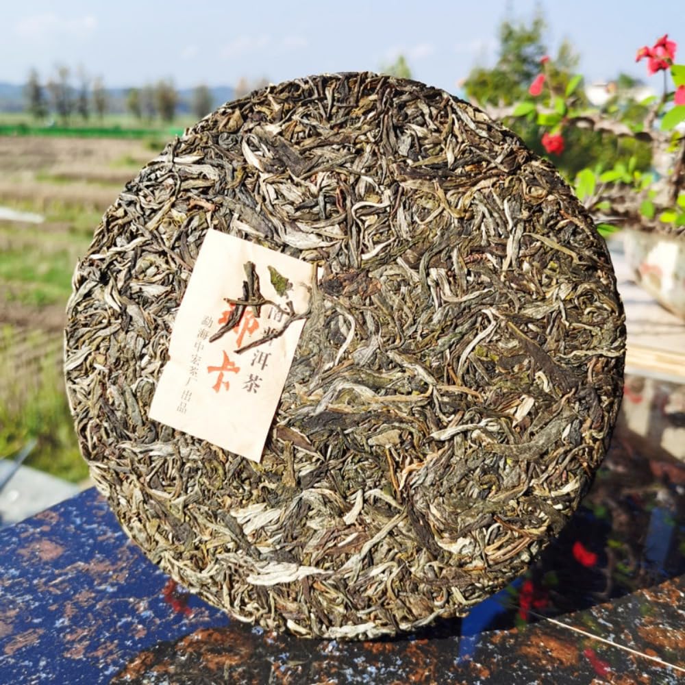 Yunnan Naka Té Del Árbol Antiguo 357g Fuerte Encanto Montañoso Primera Primavera Puerh Pastel De Té Crudo