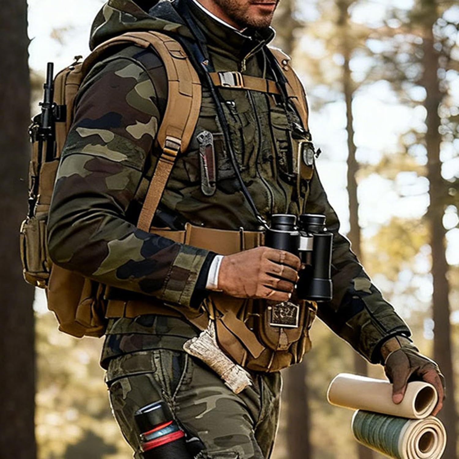 Men's Military Tactical Jackets Camouflage Softshell Fleece Fall Windbreaker Waterproof Outdoor Hooded Rain Coats
